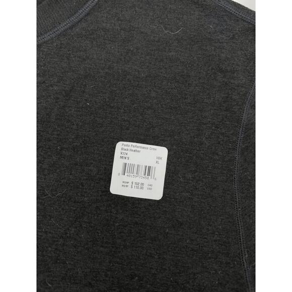 Vuori Men's black heather ponto performance crewneck - size XL - Picture 7 of 7